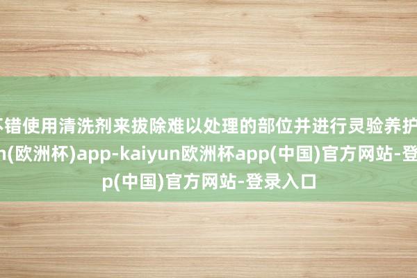 不错使用清洗剂来拔除难以处理的部位并进行灵验养护 -kaiyun(欧洲杯)app-kaiyun欧洲杯app(中国)官方网站-登录入口