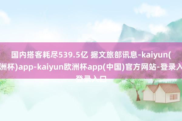 国内搭客耗尽539.5亿 　　据文旅部讯息-kaiyun(欧洲杯)app-kaiyun欧洲杯app(中国)官方网站-登录入口