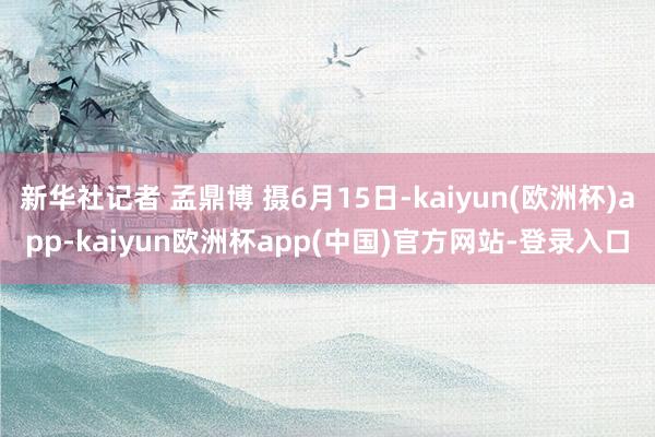 新华社记者 孟鼎博 摄6月15日-kaiyun(欧洲杯)app-kaiyun欧洲杯app(中国)官方网站-登录入口