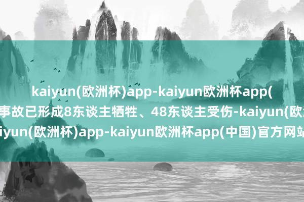 kaiyun(欧洲杯)app-kaiyun欧洲杯app(中国)官方网站-登录入口事故已形成8东谈主牺牲、48东谈主受伤-kaiyun(欧洲杯)app-kaiyun欧洲杯app(中国)官方网站-登录入口